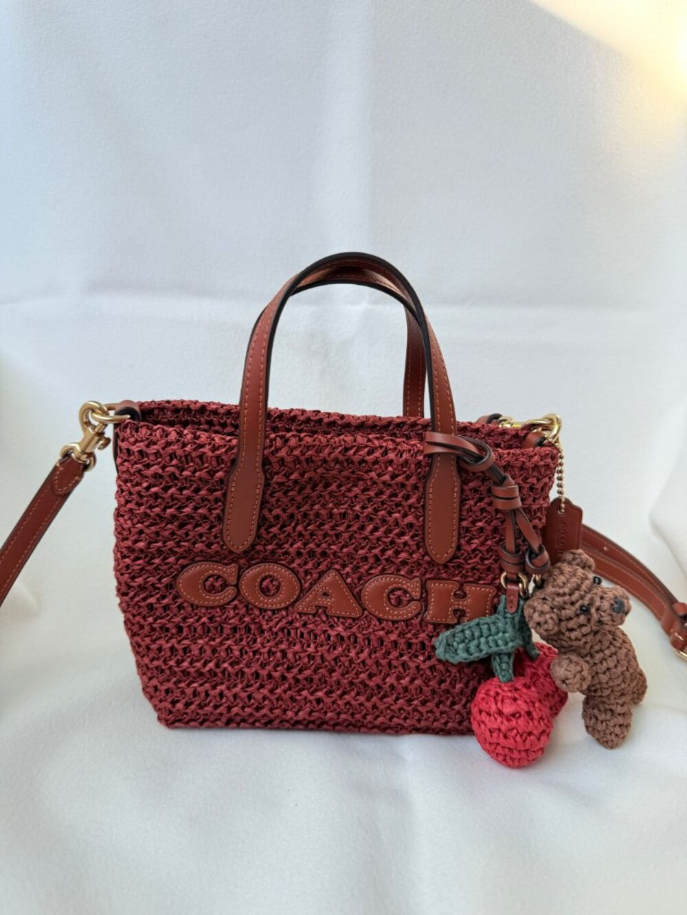 coach City Mini Tote Bag With Charms ceu30 - Picture 2 of 13